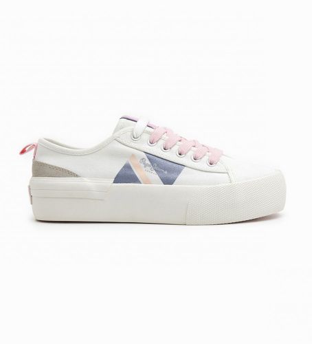 PLS31488 Sneakers Vulcanisées Allen Flag (37), Tissu, 3 à 5 cm, Lacets, Casuel - Pepe Jeans - Modalova