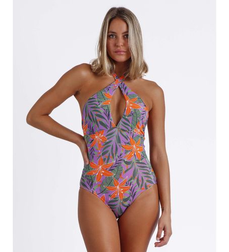 Maillot de bain à bonnets Jungle (38), Casuel, Violet, Beachwear, Polyamide - Admas - Modalova