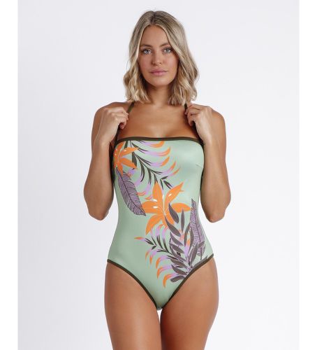 Maillot de bain bandeau Jungle (40), Casuel, Vert, Beachwear, Polyester - Admas - Modalova