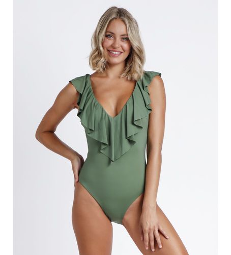 Maillot de bain d'été à volants (38), Casuel, Beachwear, Polyamide - Admas - Modalova