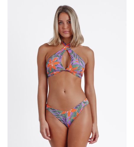 Bikini dos nu Jungle (38), Casuel, Violet, Beachwear, Polyamide - Admas - Modalova