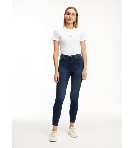 J20J221586 Jeans High Rise Super Skinny Ankle (24), Casuel, Coton, Denim, Marine - Calvin Klein Jeans - Modalova