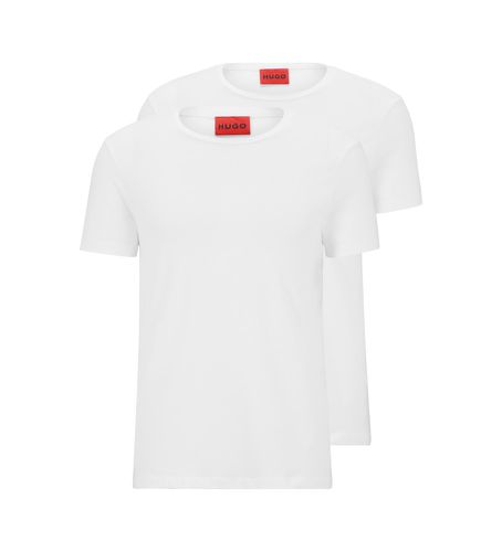 Pack 2 T-shirts Ronds blancs (M), Casuel, Coton, Manche courte, Durable - HUGO - Modalova