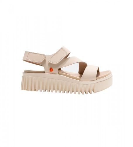 ZZ003_020 Sandales en cuir 1573 Brighton (41), 3 à 5 cm, Velcro, Casuel - Art - Modalova