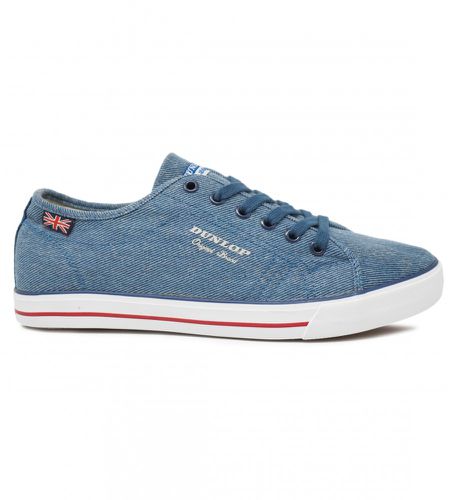 Trainers bamba free time (40), Bleu, Tissu, Plat, 1 à 3 cm, Lacets, Casuel - Dunlop - Modalova