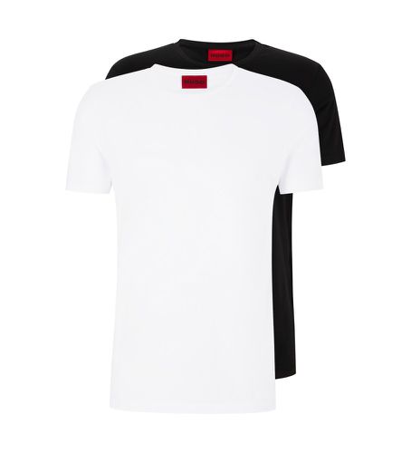 Pack 2 T-shirts Round , (L), Noir, Blanc, Casuel, Coton, Manche courte, Durable - HUGO - Modalova