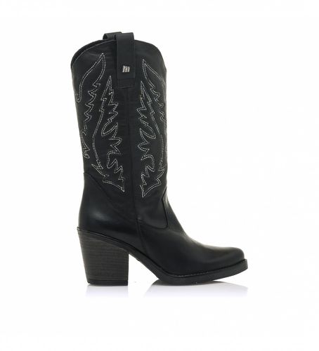 Bottes en cuir de cow-boy - Hauteur du talon : 7 cm (41), 5 à 8 cm, Aucun, Casuel - Mustang - Modalova