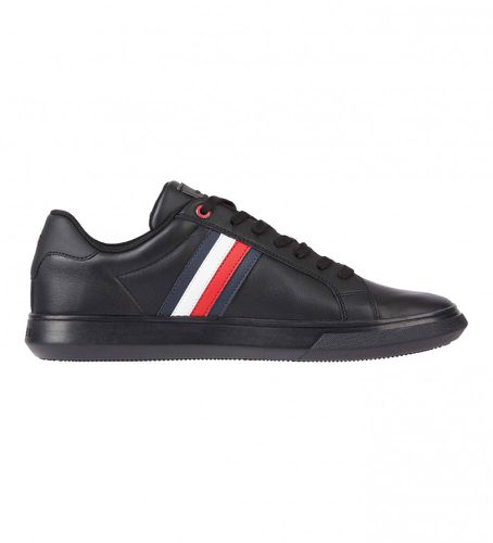 FM0FM04921 Cupsole Leather Sneakers (40), Cuir, , Plat, Lacets, Casuel - Tommy Hilfiger - Modalova