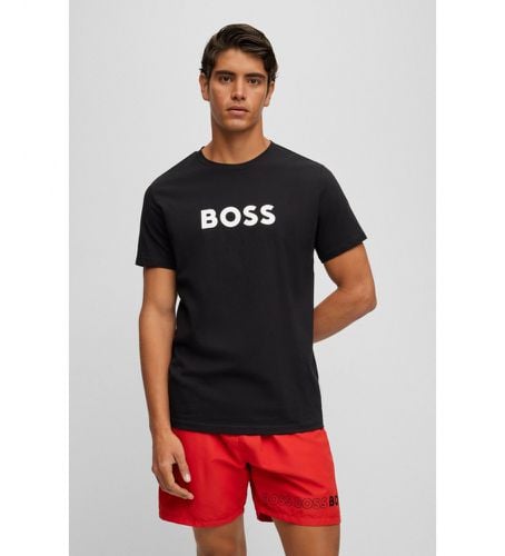 T-shirt contrasté (XS), Casuel, Coton, Manche courte - BOSS - Modalova