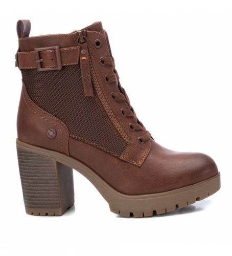 Bottines avec boucle -Hauteur du talon 8cm- marron (36), 5 à 8 cm, Fermeture éclair, Casuel - Refresh - Modalova