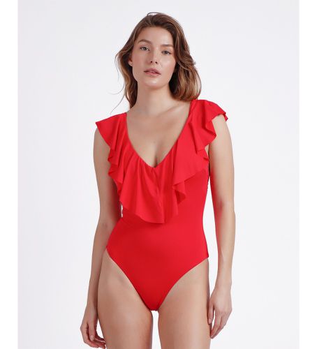 Maillot de bain d' (38), Rouge, Beachwear, Polyamide - Admas - Modalova