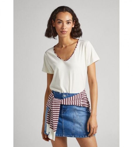 PL505584 T-shirt Becca (L), Casuel, Coton, Modal, Manche courte, Durable - Pepe Jeans - Modalova