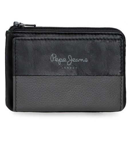 Unisex. 7830231 Portefeuille en cuir - porte-cartes Dual (OSFA), Noir, Casuel - Pepe Jeans - Modalova