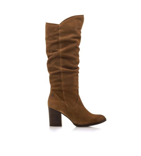 Bottes en cuir marron Uma - Hauteur du talon 7,5cm (40), 5 à 8 cm, Fermeture éclair, Casuel - MTNG - Modalova