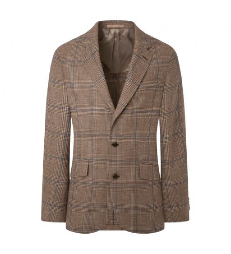 HM443250 Blazer en poudre marron (48/32), Casuel, Fête, Laine, Classique, Manche longue - Hackett London - Modalova