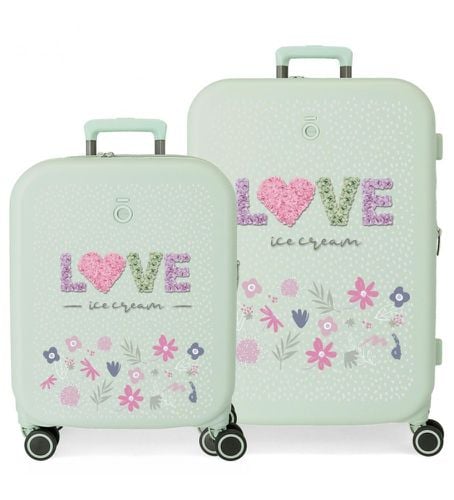 Ensemble de valises rigides Love Ice Cream 55-70cm (OSFA), Casuel, Grenat, ABS/Polycarbonate, Cabine - Enso - Modalova