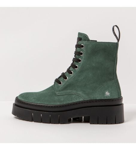 S1UM003_0G3 Bottines en cuir 1953S Silk Suede Alpine/Amberes (36), Plat, 1 à 3 cm, Casuel, Vert - Art - Modalova