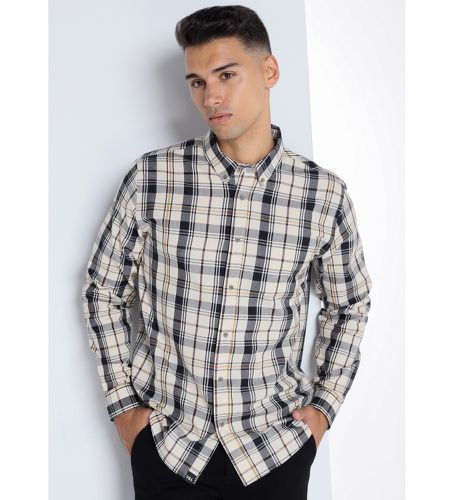 Chemise longue à carreaux avec poche multicolore (S), Casuel, Coton, Manche longue - Victorio & Lucchino, V&L - Modalova