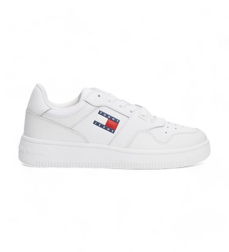 EN0EN02505 Baskets Retro Basket en cuir (36), Plat, Lacets, Casuel, Sport - Tommy Jeans - Modalova