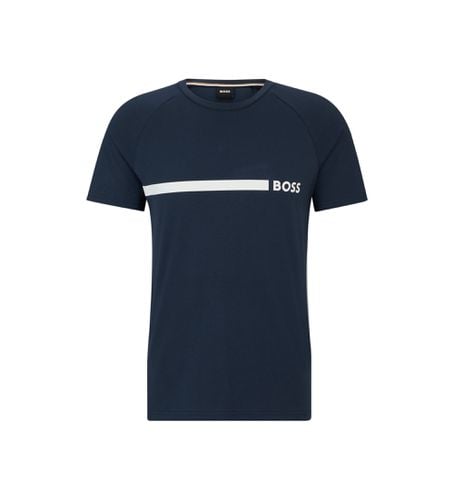 Rn Slim Fit T-shirt (M), Casuel, Coton, Manche courte, Marine - BOSS - Modalova