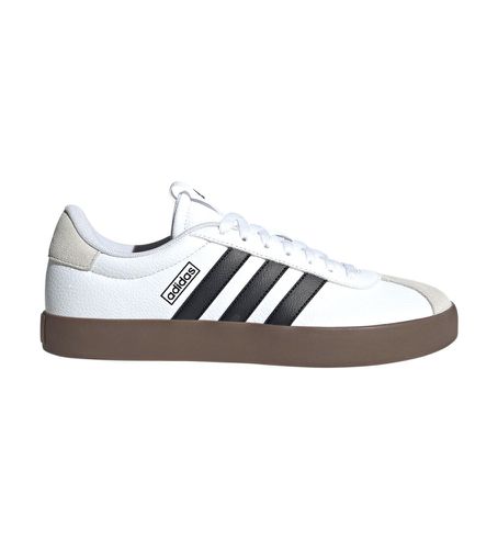 ID6285 Vl Court 3.0 Leather Sneakers (44 2/3), Cuir, Blanc, Plat, Lacets, Casuel - adidas - Modalova