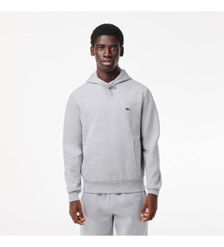 SH9623_CCA Jogger Hooded Sweatshirt (XL), Casuel, Gris, Coton, Manche longue - Lacoste - Modalova