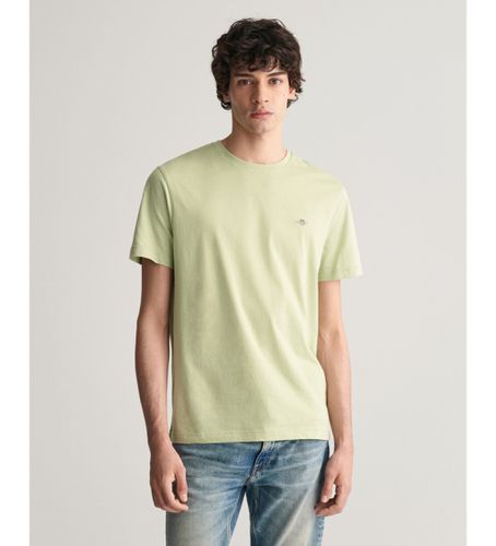 T-shirt Regular Fit Shield (M), Casuel, Vert, Coton, Manche courte, Durable - Gant - Modalova