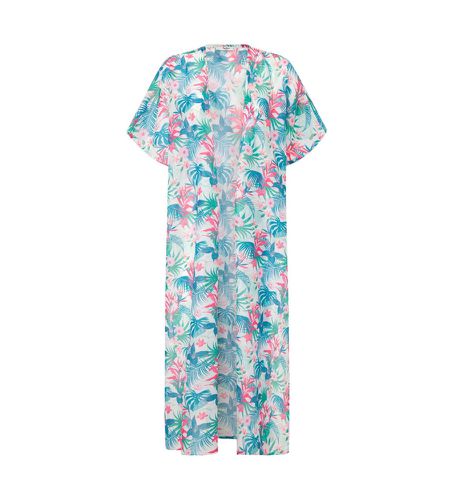 PLB10513 Kaftan en hibiscus multicolore (UNICA), Beachwear, Polyester, Manche courte - Pepe Jeans - Modalova