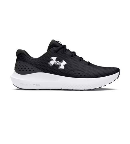 Chaussures UA Charged Surge 4 (8=41), Blanc, Tissu, Plat, Lacets, Sport, Gris, Outdoor, Multisport - Under Armour - Modalova