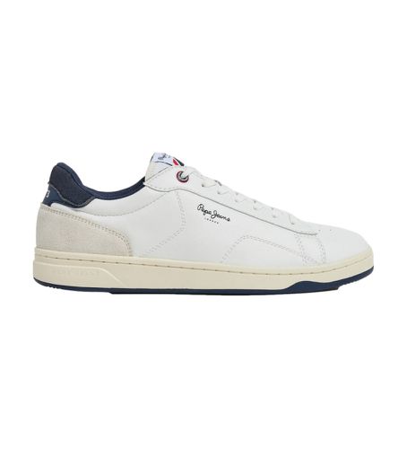 PMS00014 Kore Basic Leather Sneakers (43), Cuir, Blanc, Plat, Lacets, Casuel - Pepe Jeans - Modalova