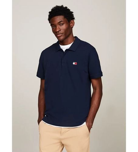 DM0DM18314 Polo de coupe régulière avec écusson Tommy (XL), Casuel, Coton, Manche courte - Tommy Jeans - Modalova