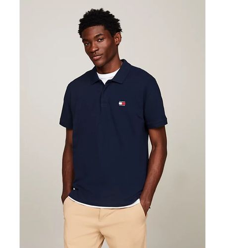 DM0DM18314 Polo de coupe régulière avec écusson Tommy (L), Casuel, Coton, Manche courte - Tommy Jeans - Modalova