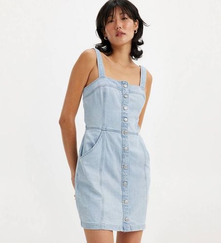 A7573-0001 Drea Robe légère bleue (L), Casuel, Coton, Denim, Sans manches / bretelles - Levi's - Modalova