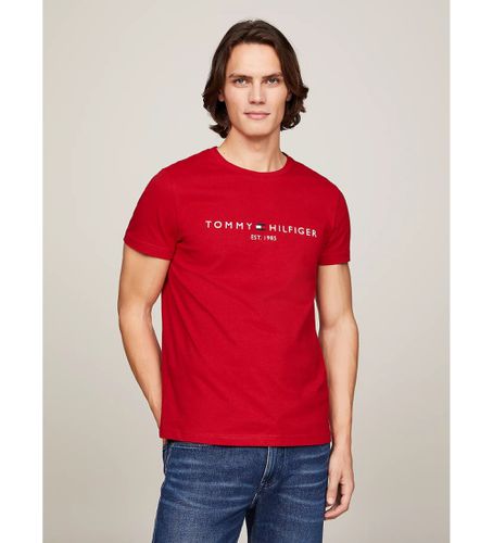 MW0MW11797 T-shirt slim avec logo brodé (M), Casuel, Coton, Manche courte - Tommy Hilfiger - Modalova