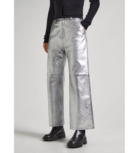 PL211694 Pantalon en cuir Sasha (XS), Argenté, Casuel, Fête - Pepe Jeans - Modalova