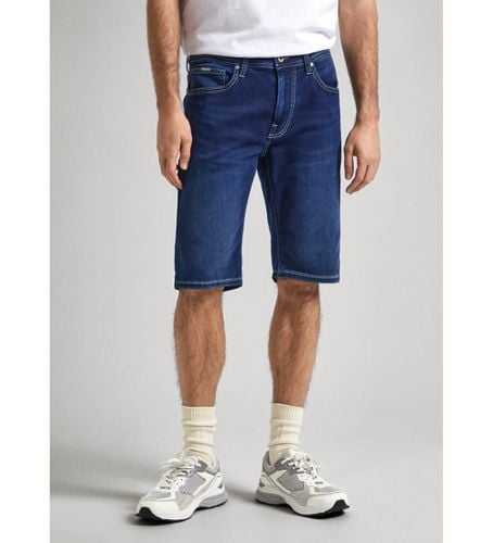 PM801075DP4 Gymdigo Slim Bermuda (32), Casuel, Coton, Denim, Durable - Pepe Jeans - Modalova