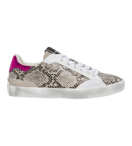 PLS00012 Baskets en cuir Lane Snake (36), Plat, Lacets, Casuel, Imprimé animal, Durable - Pepe Jeans - Modalova