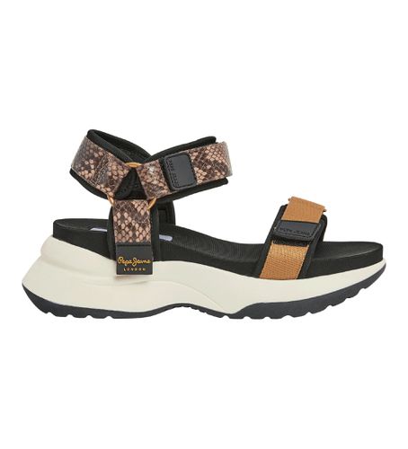 PLS90654 Sandales Venus Nature -Hauteur de la semelle compensée 6cm (36), 5 à 8 cm, Velcro, Casuel - Pepe Jeans - Modalova