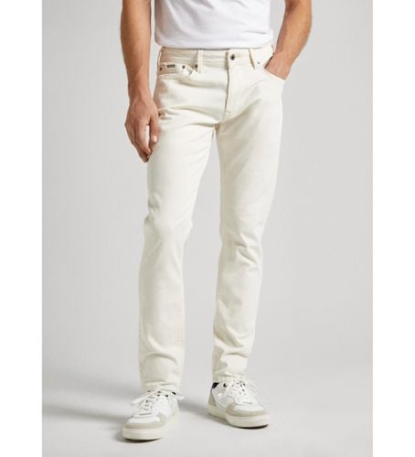 PM207390WI5 Jeans Tapered blanc cassé (28/32), Casuel, Coton, Denim - Pepe Jeans - Modalova