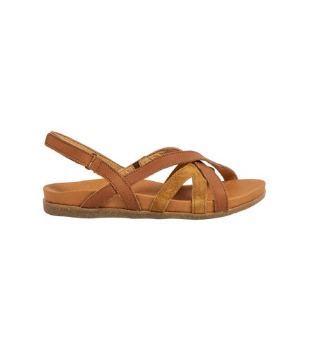 Sandales en cuir N5653 Zumaia marron (37), Plat, Velcro, Casuel - El Naturalista - Modalova