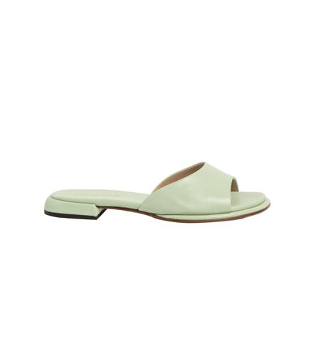 WL003_0G3 Sandales en cuir S3153 vertes (36), Plat, Aucun, Casuel - Neosens - Modalova