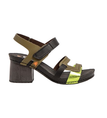 VY003_0MU Sandales en cuir 1875 I Wish - Hauteur du talon 6,5cm (36), 5 à 8 cm, Velcro, Casuel, Vert - Art - Modalova