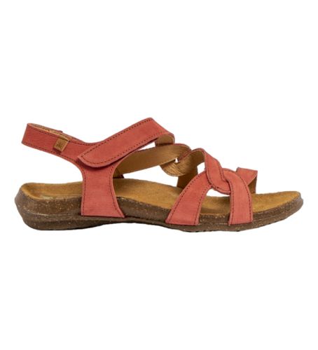 BR005_043 Sandales en cuir N5079 Pleasant (36), Plat, 1 à 3 cm, Velcro, Casuel, Rose - El Naturalista - Modalova