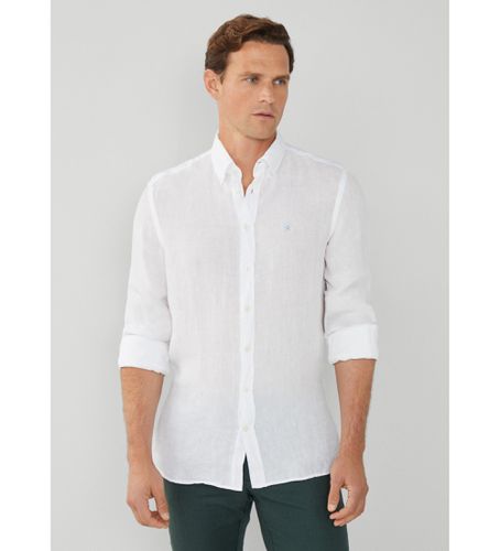 HM309743 Lin teint dans la masse B (3XL), Casuel, Classique, Manche longue - Hackett London - Modalova