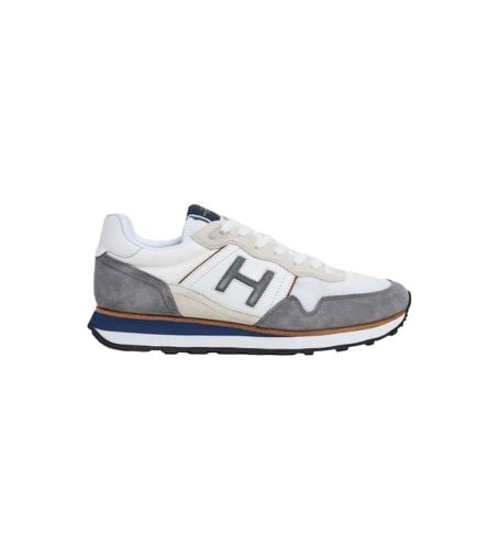 HMS21386 Telfor Varsity Leather Sneakers (40), Cuir, Blanc, Plat, Lacets, Casuel - Hackett London - Modalova