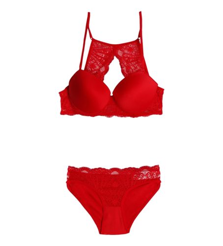 Ensemble soutien-gorge et culotte push-up (85B), Homewear, Polyamide, Sans manches / bretelles - Admas - Modalova