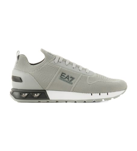 Unisex. X8X171_XK373 Baskets Legacy Knit et blanches (44), Plat, Lacets, Casuel, Gris - EA7 - Modalova