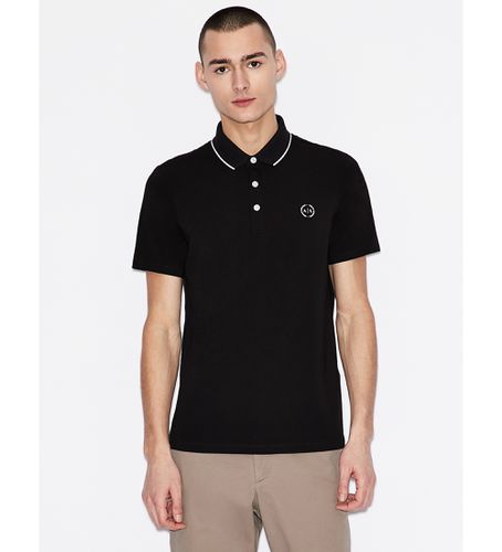 NZF70Z8M9Z1200 Polo en tricot à coupe régulière, (XS), Casuel, Coton, Manche courte - Armani Exchange - Modalova