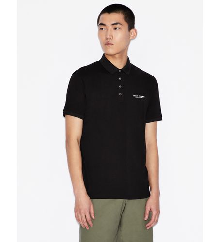 NZF80Z8H4Z1200 Polo Logo (L), Casuel, Coton, Manche courte - Armani Exchange - Modalova