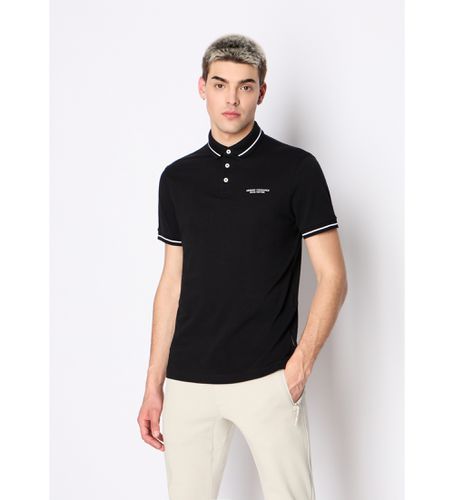 NZFFMZJ5DZ1200 Polo détail (L), Casuel, Coton, Manche courte - Armani Exchange - Modalova